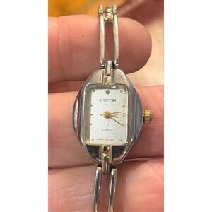 Women's Two Tone Bracelet Band Quartz Watch by Rumours